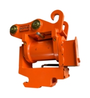 Attache rapide hydraulique Powertilt Martin M03 M10 de 3 à 33 tonnes avec entraînement pivotant
