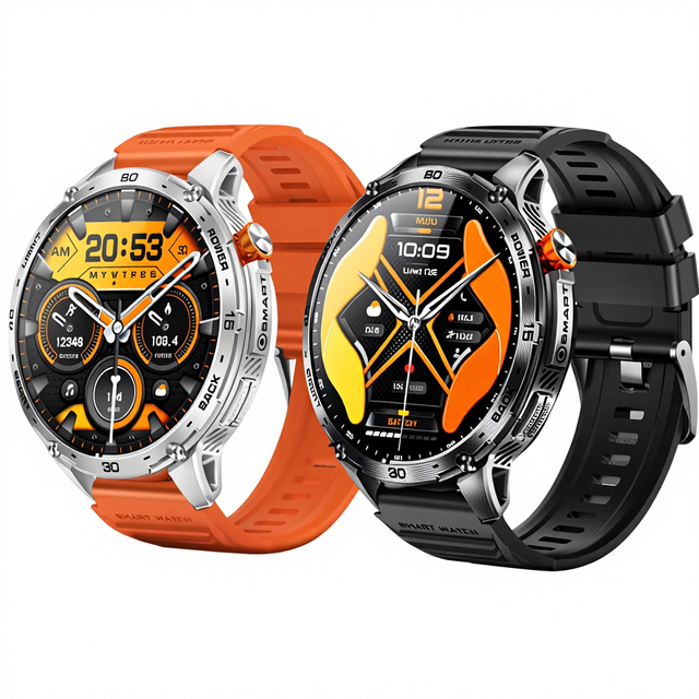 K69 1.75" AMOLED Fitness Smartwatch with 110+ Sports Modes 3ATM Waterproof 730mAh Large Battery BT Call Health Monitor