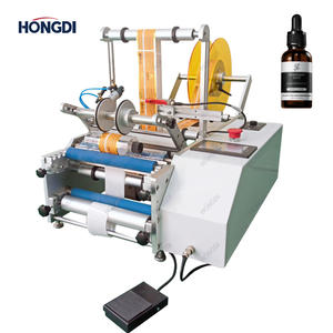 เครื่องติดฉลากอัตโนมัติขนาดเล็กความแม่นยำสูงสำหรับขวดน้ำหอม ภาชนะบรรจุน้ำมันหอมระเหย กระป๋องแก้ว/โลหะ บรรจุภัณฑ์เครื่องสำอาง - Product Image 2