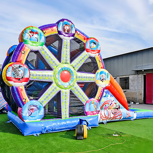 บ้านลมเป่าลมธีมสไปเดอร์แมน แข็งแรงทนทานเป็นพิเศษ พร้อมสไลเดอร์น้ำ วัสดุ PVC เกรดเชิงพาณิชย์ ยี่ห้อ Qiyi รับประกัน 2 ปี - Product Image 1