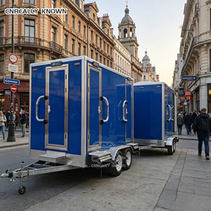 Luxury Mobile Toilet Fully Equipped DOT VIN Durable <b>Camping</b> Bathroom VIP Restroom Trailer - Product Image 6