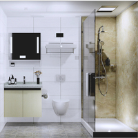 Haute qualité à faible prix préfabriqué grande caravane modulaire complète luxe tout en un ensemble de douche préfabriqué salle de bain Pod unité