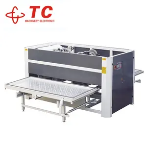 TC Woodworking machinery Vacuum press and transfer print process pvc vacuum membrane machine