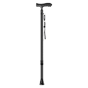 Carbon Cane Adjustable Carbon Fiber Walking Stick Rubber Anti Slip Tip Lightweight Portable Hiking Pole for Outdoor Use - Product Image 3