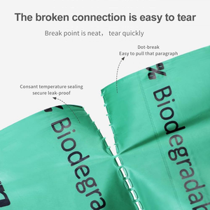 2025 grosir tas kotoran anjing beraroma kustom dengan pegangan-tas limbah hewan peliharaan mudah terurai pasokan jumlah besar, 20 mikron tebal tahan bocor - Product Image 4