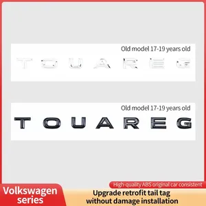 Emblema Adesivo per Bagagliaio Posteriore <span class=keywords><strong>Volkswagen</strong></span> in Plastica ABS Argento e <span class=keywords><strong>Nero</strong></span> per <span class=keywords><strong>Logo</strong></span> VW POLO GOLF TOUAREG 2016-2024 Decorativo - Product Image 3
