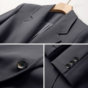 <span class=keywords><strong>ชุด</strong></span>สูทแขนยาวทรงปกติสำหรับนักศึกษาหญิง ช่วงต้นฤดูใบไม้ผลิ ป้องกันริ้วรอย เหมาะสำหรับการ<span class=keywords><strong>สอบ</strong></span>ข้าราชการและการสอบเข้าวงการทหาร - Product Image 6