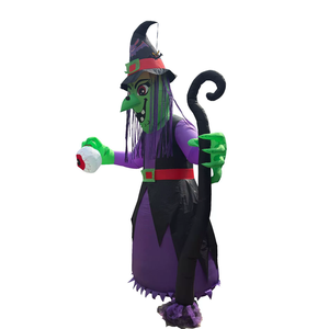 Costume da Strega Horror con Occhi Gonfiabili Personalizzabile per Halloween e Parate Notturne - Product Image 4