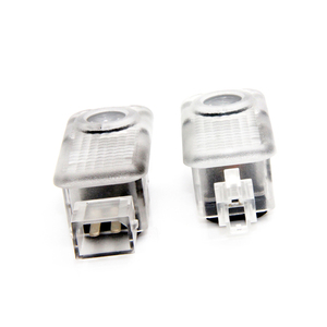 ไฟส่องพื้นรถยนต์ ADT 3D Ghost Shadow Light LED พร้อมโปรเจคเตอร์เลเซอร์ฉายโลโก้รถยนต์ - Product Image 2