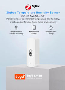 SmartLife Zigbee Capteur de température et d'humidité intelligent à piles Alexa Google <span class=keywords><strong>Assistant</strong></span> Compatible pour Android Flip <span class=keywords><strong>Home</strong></span> - Product Image 3
