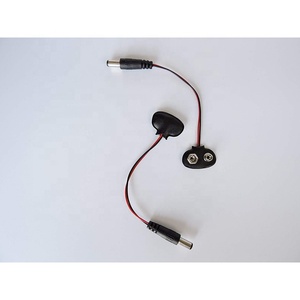 Clip a presión de batería tipo T negro de 9V con cable de plomo, soporte de carcasa blanda para batería, soporte para batería - Product Image 5