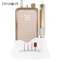 Machine à manucure de haute qualité, 35000 tr/min, lime à ongles électrique rechargeable, perceuse à ongles électrique professionnelle sans balais pour salon