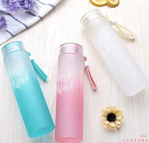 All'ingrosso della fabbrica la mia bottiglia di vetro per ragazze bollitore Pop-up Spray per <span class=keywords><strong>bambini</strong></span> e studenti all'aperto portableshstraw bottiglia di acqua 500ml - Product Image 4