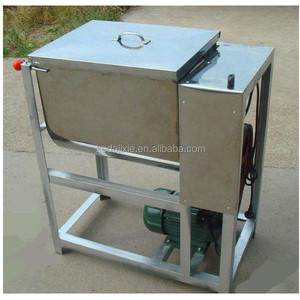 食品産業用パウダーミキサー水平動物飼料リボンミキサー50kg混合機電気加熱ミキサーブレンダー - Product Image 2