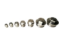 Bouchons hexagonaux externes SUS304 M26, raccords de plomberie OEM pour climatiseur central/tuyaux de blocage MeiMing PEH5