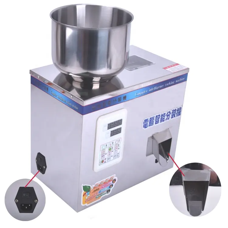 10-100グラムSmall Powder Filling Machine Semi Automatic Supply