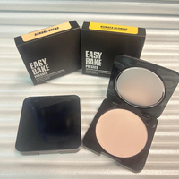 Polvo Compacto Fijador Mate, Polvo Prensado EASY BAKE para Todo Tipo de Piel