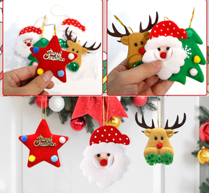 Decorazione Natalizia 2026: Fiocco con Renne in Peluche, Accessori Cartoon, Ciondolo Fai-da-Te per Albero di Natale, Promozione Vendita all'Ingrosso - Product Image 6