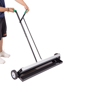 Balai magnétique robuste de 36 pouces, balayeuse magnétique industrielle avec levier de déverrouillage, outil de ramassage magnétique puissant pour la récupération de métaux - Product Image 3