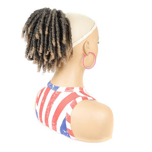 Dreadlock Ponytail Vente en gros Fibre synthétique Pour cheveux noirs Extension <span class=keywords><strong>de</strong></span> cheveux Faux Locs - Product Image 1