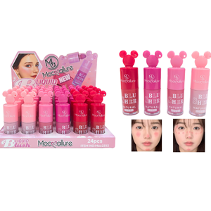 Maquillage multicolore de haute qualité <span class=keywords><strong>Blush</strong></span> rose légèrement éméché Texture douce Joue brillante <span class=keywords><strong>Blush</strong></span> <span class=keywords><strong>liquide</strong></span> brillant - Product Image 5