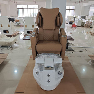 Nouveau mobilier de salon de manucure, chaises de pédicure modernes de luxe, plateforme blanche, chaise de pédicure massante Doshower, spa pour les pieds - Product Image 6