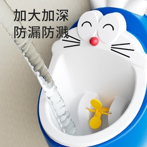 โถปัสสาวะเด็กแบบติดผนังทรงกลม ทำความสะอาดง่าย สำหรับเด็กผู้ชาย - Product Image 5