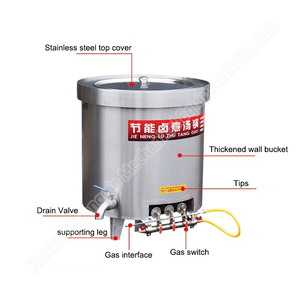 סיר קומקום רותחים מסחרי 100 ליטר הדוד בישול - Product Image 5