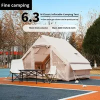 Tente de toit pour camping en plein air, quatre saisons, ouverture rapide, voyage portable, tissu Oxford 210D, coton, quatre coins, porte simple, simple couche