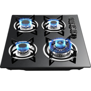 Estufa de <span class=keywords><strong>gas</strong></span> para el hogar, panel de vidrio de encendido de pulso electrónico, energía de clase para uso comercial de Hotel, <span class=keywords><strong>encimera</strong></span>, instalación integrada - Product Image 1