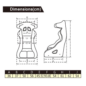 Beltenick FIA ถังที่นั่งหนังเทียม,ถังไฟเบอร์คาร์บอนได้รับการอนุมัติสำหรับรถแข่งรถสปอร์ต RST-1100 - Product Image 4