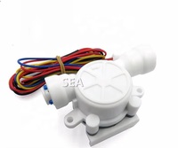 DIJIANG MH-01 ML-01 DC3.5-24V 1/4 PE POM Capteur de débit d'eau OEM, débitmètres avec précision +/-3% pour appareils de filtration RO domestiques