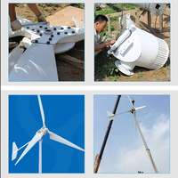Générateur éolien horizontal à aimants permanents triphasé JINSUN 10KW 120V/220V/240V/380V/480V, diamètre du rotor 5800mm