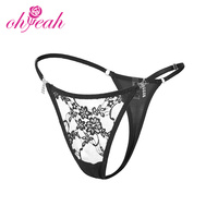 Culottes Femmes Dentelle Maille Cristal Nœud Noir/Rouge Taille M-3XL Vente en Gros, Sous-Vêtements Sexy Culotte String Fantaisie Sexy Chaud pour Dames