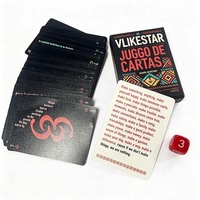 Cartes à jouer personnalisées haut de gamme, cartes en papier fantaisie, cartes en carton avec noyau noir, jeu de poker OEM, impression personnalisée complète