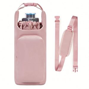 Juego de Botellas de Agua Deportivas para Exteriores, Termo Portátil con Funda Protectora y Correa, Funda Térmica para Tazas - Product Image 5