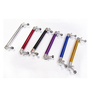 Universal Bracket Racing Front Bumper <strong>Lip</strong> Splitter Rod Strut Tie <strong>Bar</strong> Support 200mm/150mm/100mm/50mm 2PC 20CM Sport Aluminum XX - Product Image 5
