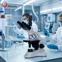 Phenix Certificate 40X-1600X Factory Priced Trinocular Biological Digital Microscope Optical Microscope