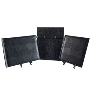 Ensemble d'<span class=keywords><strong>album</strong></span> photo carré en cuir personnalisable avec impression numérique et sac de transport pour cadeaux de mariage et d'anniversaire - Product Image 1