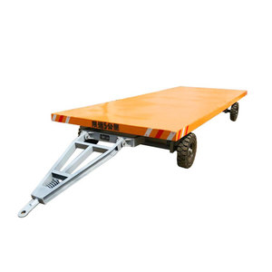 Nouvelle remorque semi-plat en acier avec plateforme élévatrice pour usine de fabrication, fabricant chinois - Product Image 2