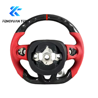 Volant en fibre de carbone forgé pour Dodge Charger Challenger Srt8 Ram 2008 2013 2014 2015 2016 2017 2018 2019 Sans airbag