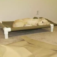 Tuyau en pvc pour animal de compagnie chat chien chaise dormir camping pvc chaise lit