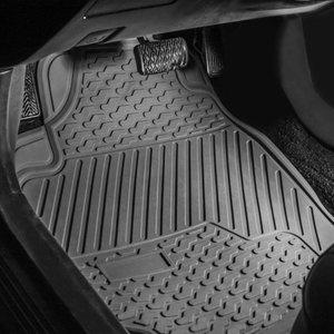 Tapis de sol de <span class=keywords><strong>voiture</strong></span> en PVC noir de style classique, 4/5 pièces, adaptable, pour toutes <span class=keywords><strong>les</strong></span> saisons, tapis de <span class=keywords><strong>voiture</strong></span> universel, <span class=keywords><strong>accessoires</strong></span> de <span class=keywords><strong>voiture</strong></span> <span class=keywords><strong>les</strong></span> plus vendus 2024 - Product Image 2