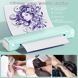 Phomemo m08f A4 nhiệt xách tay máy in mini Tattoo Stencil không dây xách tay A4 máy in cho du lịch văn phòng - Product Image 3