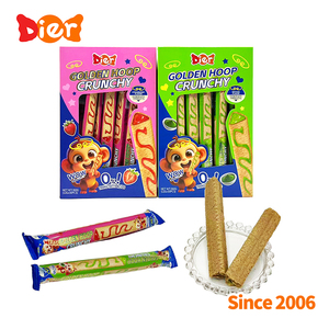 Großhandel Custom Private Label Halal Snack Erdbeer/Matcha Geschmack Dreieck Knusprige Kekse Faser Weizen Kekse Stick OEM/ODM - Product Image 6