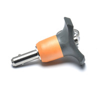 Acier inoxydable 316L, 10 mm 12 mm, Goupille à dégagement rapide à trois lobes passivée à ressort pour machines et outils agricoles