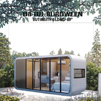 Maison mobile préfabriquée moderne, légère, durable, écologique, résistante au feu, en structure acier légère, étanche, pour l'extérieur
