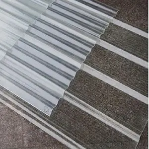 2,5 MM Polycarbonat transparentes Polycarbonatblech gewelltes Gewächshausdach Kunststoff-Wellenplatte Gewächshausdach