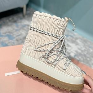 Botas de Nieve Blancas de Diseño Unisex, Tendencia 2026, Botas de Invierno Personalizadas para Mujer, Marca de Lujo, Botas de Nieve Térmicas para Hombre - Product Image 2