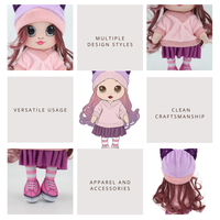 Peluche personnalisée mignonne et douce, poupée à la mode pour filles |   Couleurs et tailles personnalisées |   Cadeau Parfait |   Services OEM et ODM